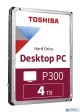 4TB Toshiba 3.5" P300 SATAIII winchester OEM (HDWD240UZSVA)
