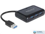 DeLock 62440 USB 3.0 -> Gigabit LAN + USB 3.0 Hub adapter