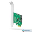 BlackBird 2x SATA bővítő kártya PCI-E (BH1298)