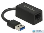 Delock Adapter SuperSpeed USB (USB 3.2 Gen 1) USB A-típusú > Gigabit LAN 10/100/1000 (66039)