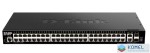 D-Link 52 portos menedzselhető Gigabit Smart Switch (DGS-1520-52/E)