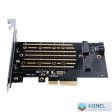 Orico 2x M.2 NVMe bővítő kártya PCIe (ORICO-PDM2-BP)