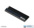 AKASA M.2 SSD hűtőborda fekete (A-M2HS01-BK)