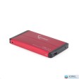 Gembird 2.5'' külső SATA merevlemez ház USB 3.0 piros (EE2-U3S-2-R)