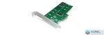 Raidsonic Icy Box 2x M.2 bővítő kártya PCIe (IB-PCI209)