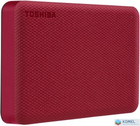 4TB Toshiba 2.5" Canvio Advance külső winchester piros (HDTCA40ER3CA)